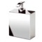 Soap Dispenser, Box Shaped, Chrome or Gold